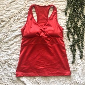 Zella Coral Racerback Tank Top